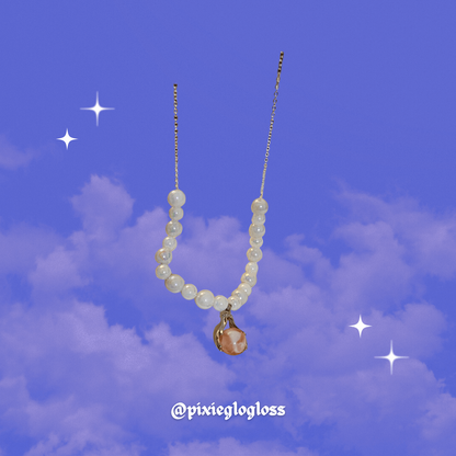 Rose Quartz Pearl Necklace