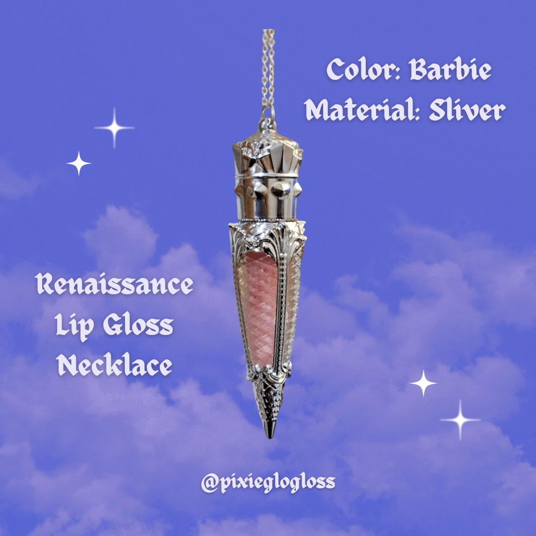 Barbie Renasiance Lipgloss Necklace | BarbieTheMovie