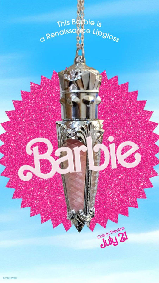 Barbie Renasiance Lipgloss Necklace | BarbieTheMovie