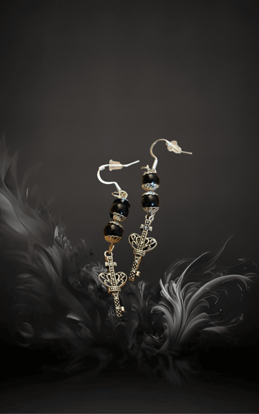 Black Pearl Earrings